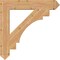 Ekena Millwork Merced Arts & Crafts Smooth Bracket, Western Red Cedar, 5 1/2"W x 36"D x 36"H BKT06X36X36MRC03SWR - alternate 3